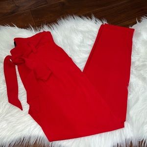 Express Midrise Ankle Pants Red Size XXS